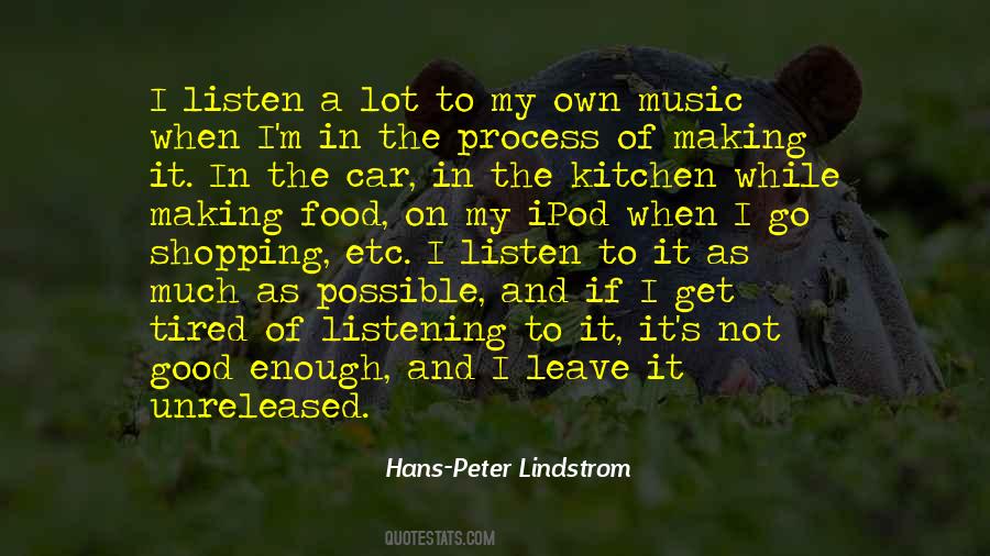 Hans-Peter Lindstrom Quotes #1232404