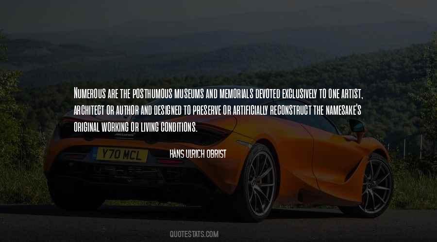 Hans Ulrich Obrist Quotes #1265676 Hans Ulrich Obrist Quotes #1265676