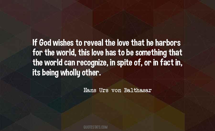 Hans Urs Von Balthasar Quotes #1279633