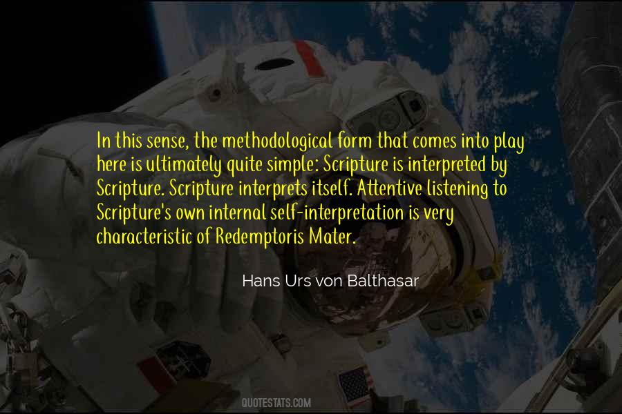 Hans Urs Von Balthasar Quotes #1401216