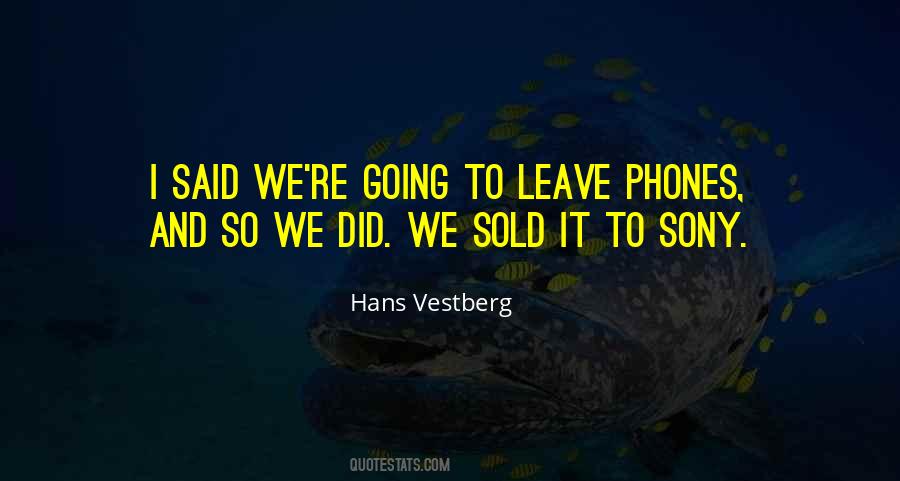 Hans Vestberg Quotes #446061