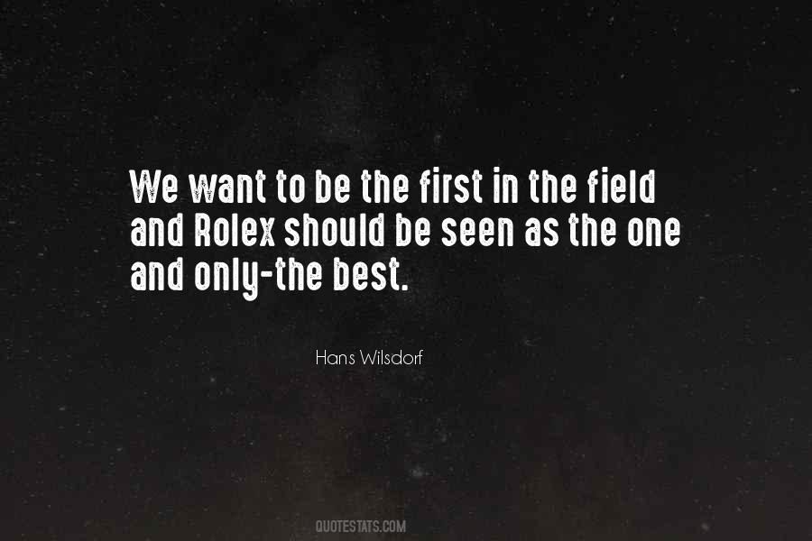 Hans Wilsdorf Quotes #754572