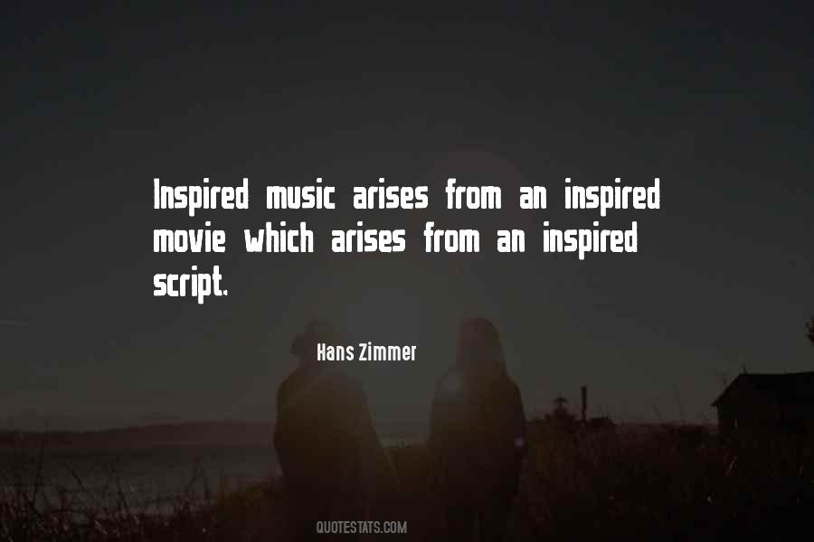 Hans Zimmer Quotes #1582991