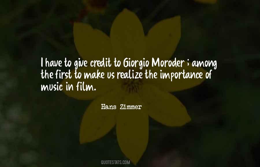 Hans Zimmer Quotes #499111