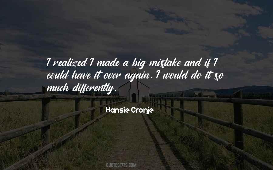 Hansie Cronje Quotes #1660742