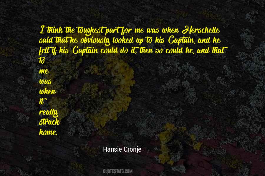 Hansie Cronje Quotes #603441