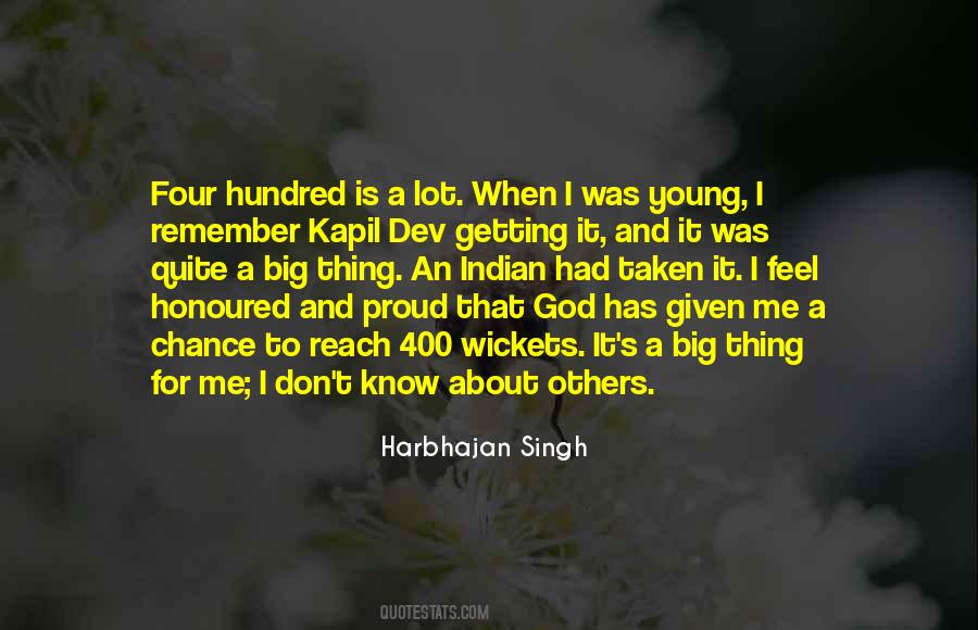 Harbhajan Singh Quotes #1347311