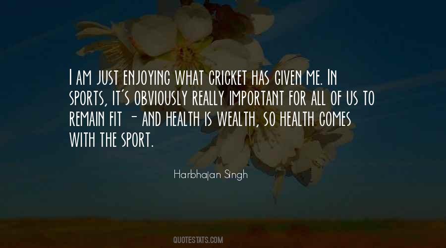 Harbhajan Singh Quotes #741648