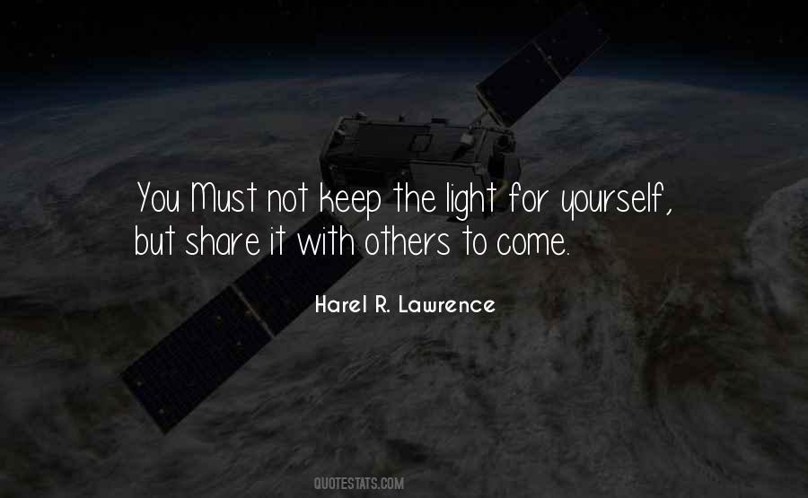 Harel R. Lawrence Quotes #814924