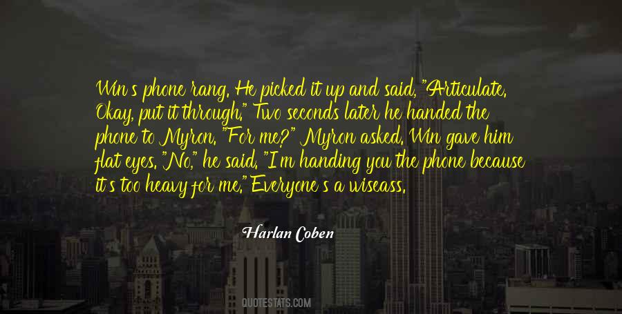 Harlan Coben Quotes #969630