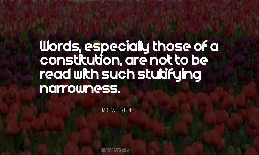 Harlan F. Stone Quotes #478009