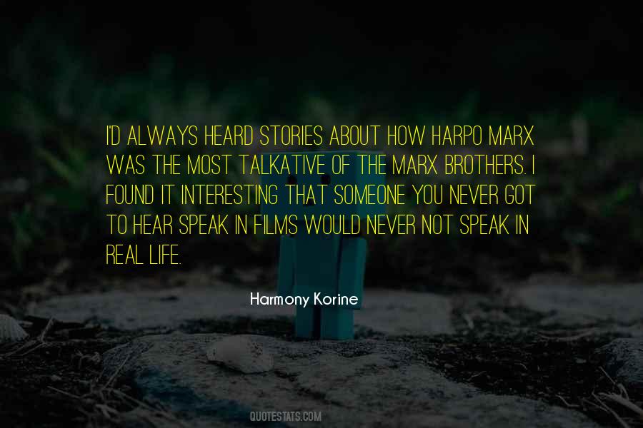 Harmony Korine Quotes #872168