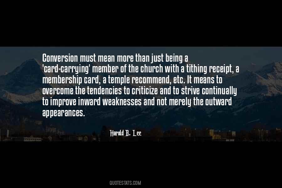 Harold B. Lee Quotes #1461979