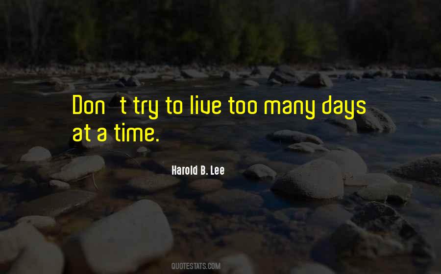 Harold B. Lee Quotes #185466