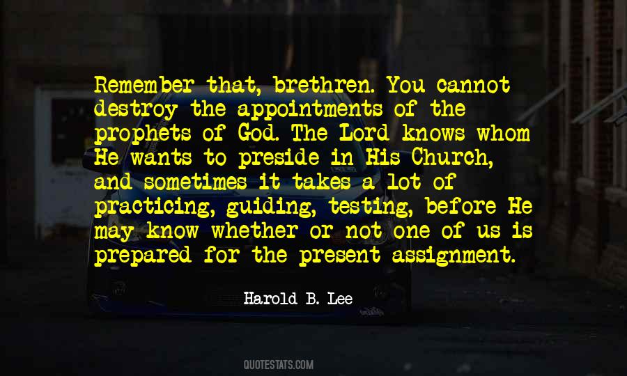 Harold B. Lee Quotes #463758