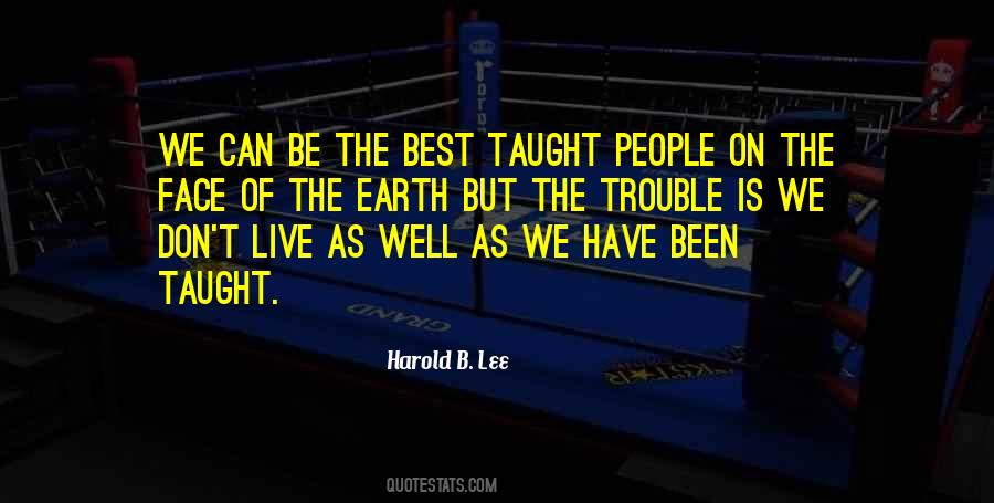 Harold B. Lee Quotes #987458