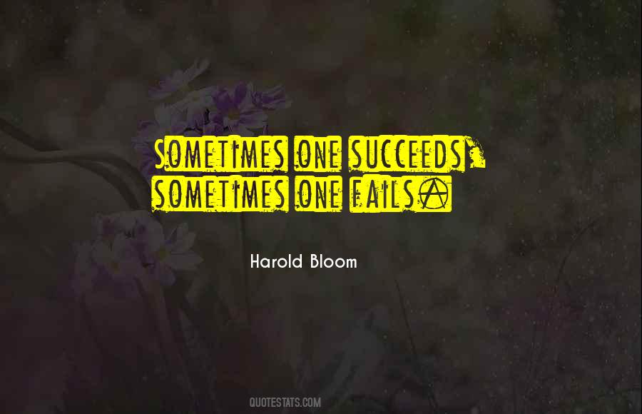 Harold Bloom Quotes #1414843