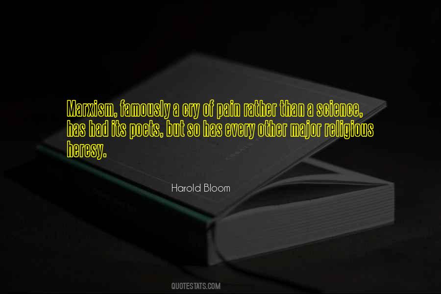 Harold Bloom Quotes #885637