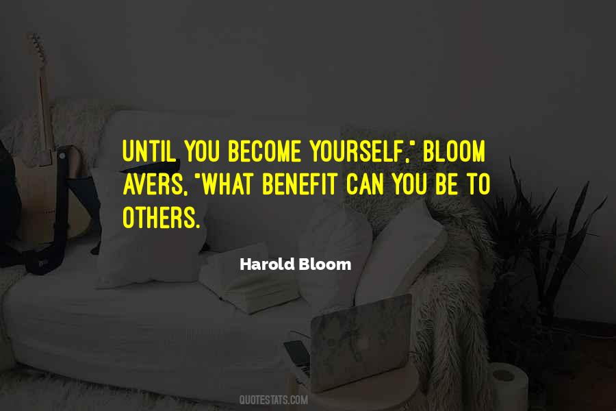 Harold Bloom Quotes #912931