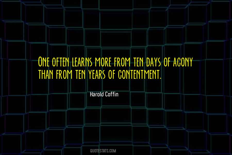 Harold Coffin Quotes #641487