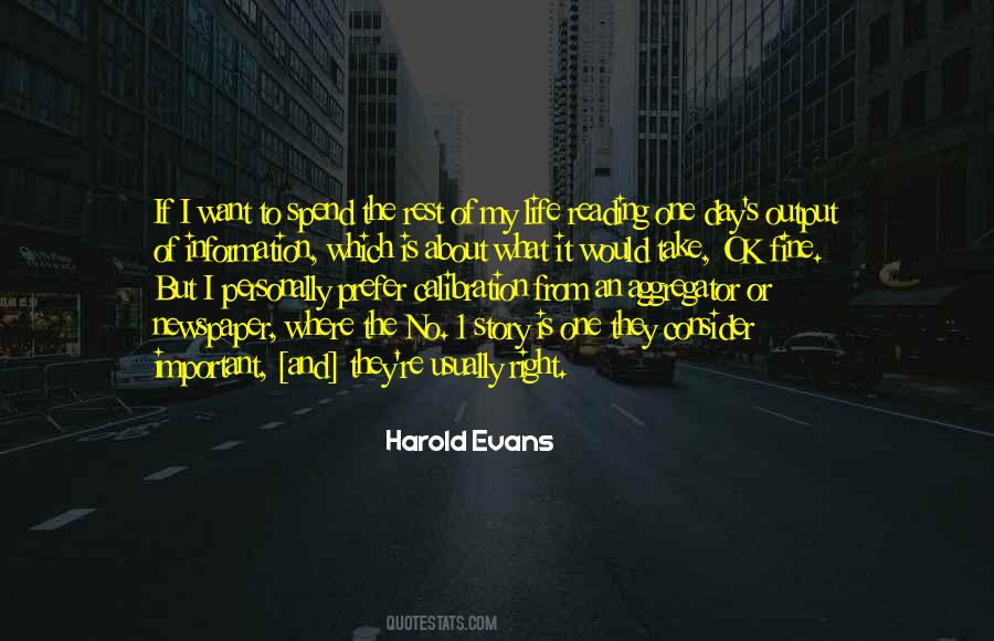 Harold Evans Quotes #1569340