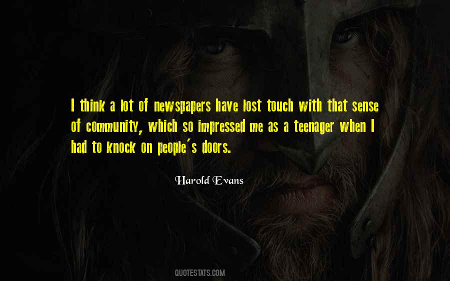 Harold Evans Quotes #937690