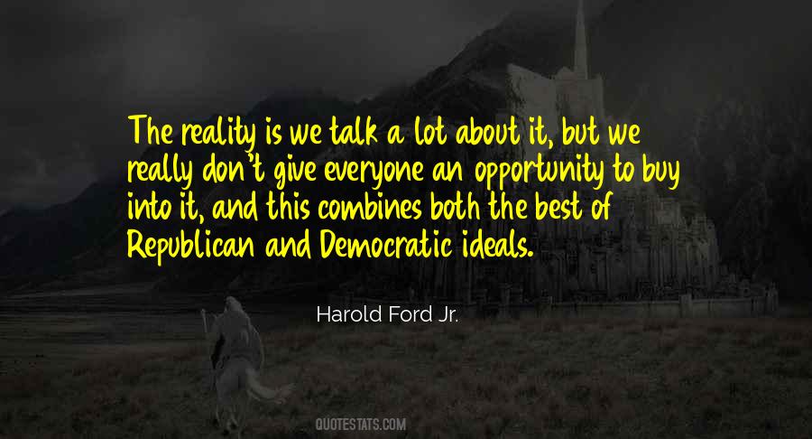 Harold Ford Jr. Quotes #1496475