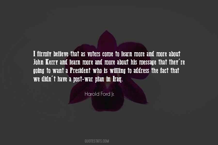 Harold Ford Jr. Quotes #370466