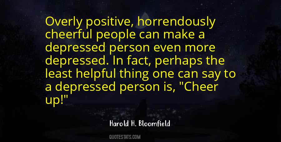 Harold H. Bloomfield Quotes #316063