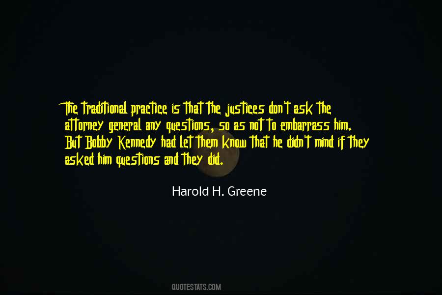 Harold H. Greene Quotes #718140