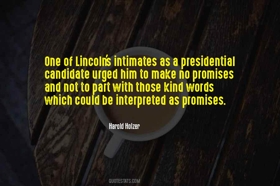 Harold Holzer Quotes #700894