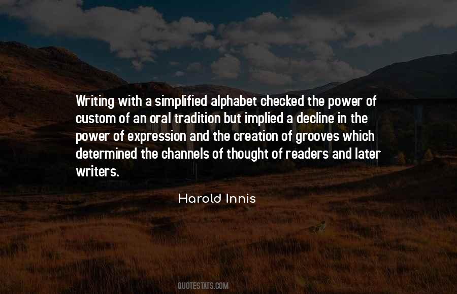 Harold Innis Quotes #50407