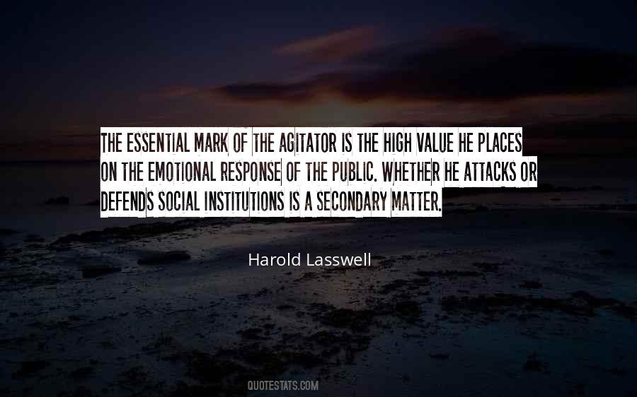 Harold Lasswell Quotes #1133703