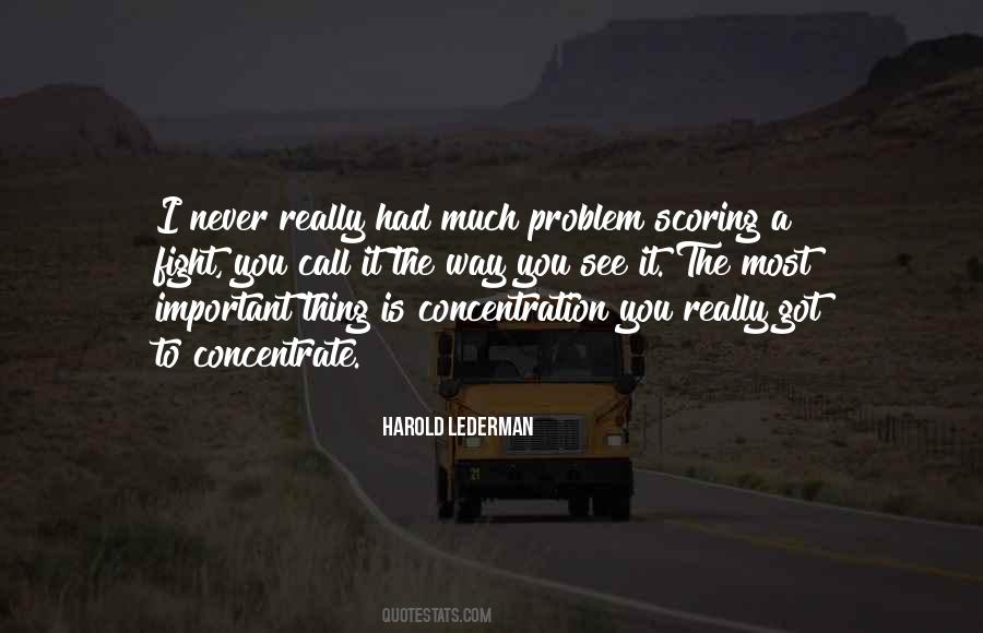 Harold Lederman Quotes #36127