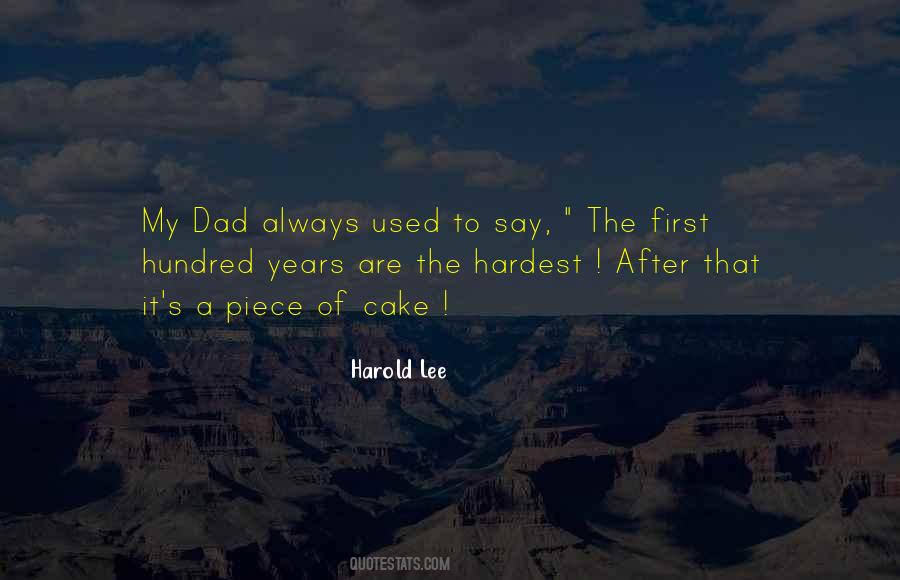 Harold Lee Quotes #68093