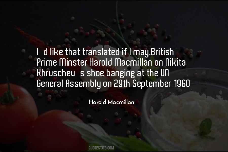 Harold Macmillan Quotes #212471