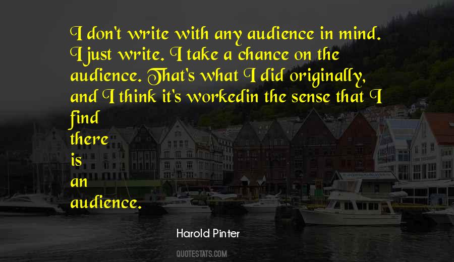 Harold Pinter Quotes #1034722