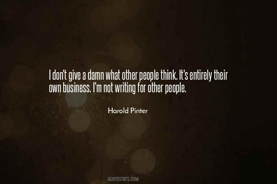 Harold Pinter Quotes #1042931
