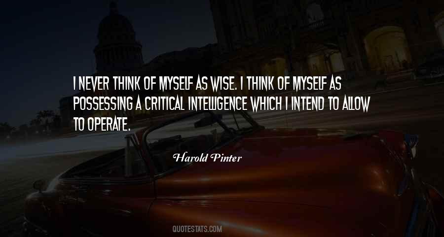 Harold Pinter Quotes #1736333