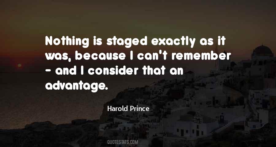 Harold Prince Quotes #191744