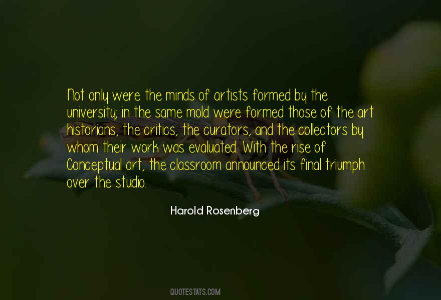 Harold Rosenberg Quotes #1756598