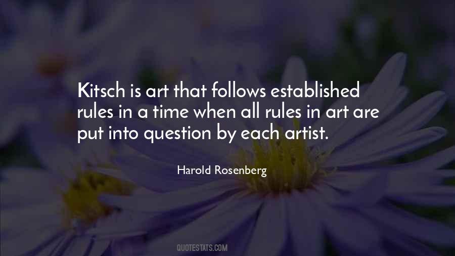 Harold Rosenberg Quotes #454475