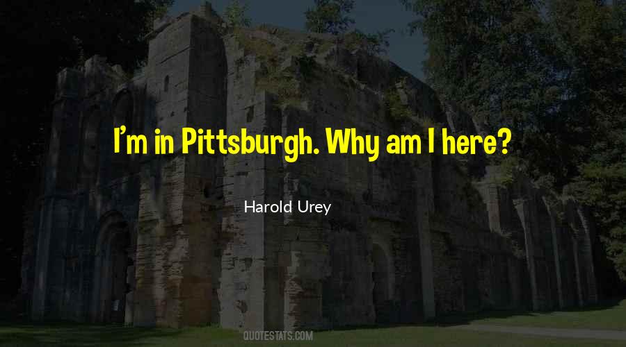 Harold Urey Quotes #185406
