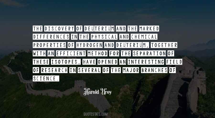 Harold Urey Quotes #826479