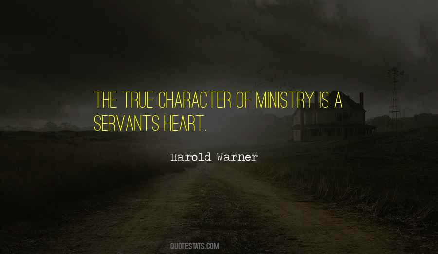 Harold Warner Quotes #1440665