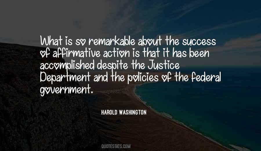 Harold Washington Quotes #888975