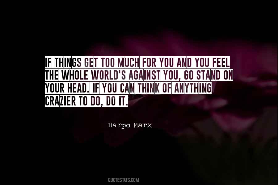 Harpo Marx Quotes #463896