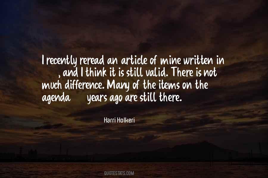 Harri Holkeri Quotes #863945