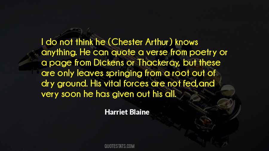 Harriet Blaine Quotes #916465