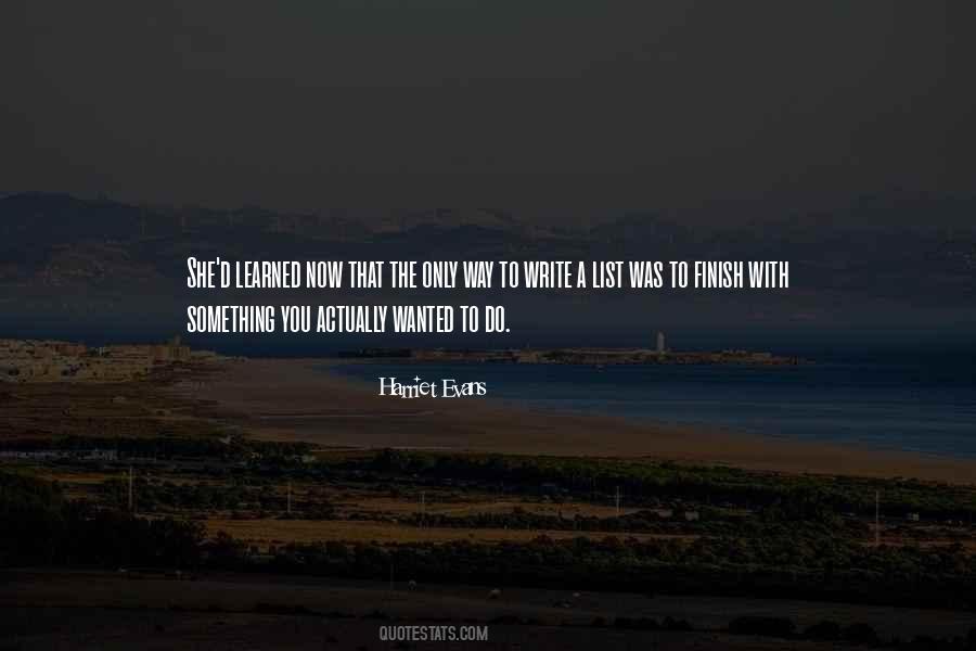 Harriet Evans Quotes #692861